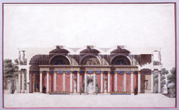 Sketch of a pavilion for Napolon Is coronation festivities