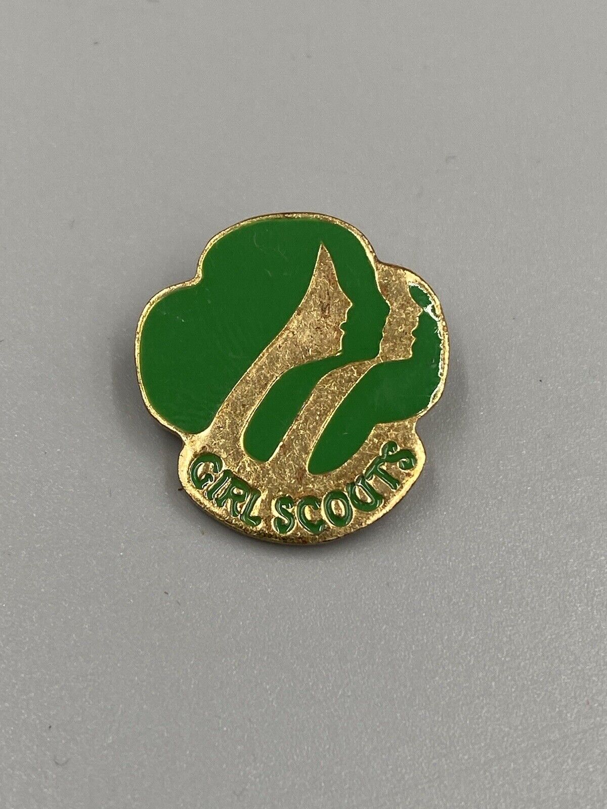 Vintage 1980 Girl Scouts GSUSA Lapel Pin Brooch