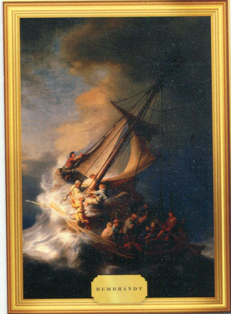 2023 Pieces of the Past Art and Music Rembrandt Storm on the Sea of Galilee   12