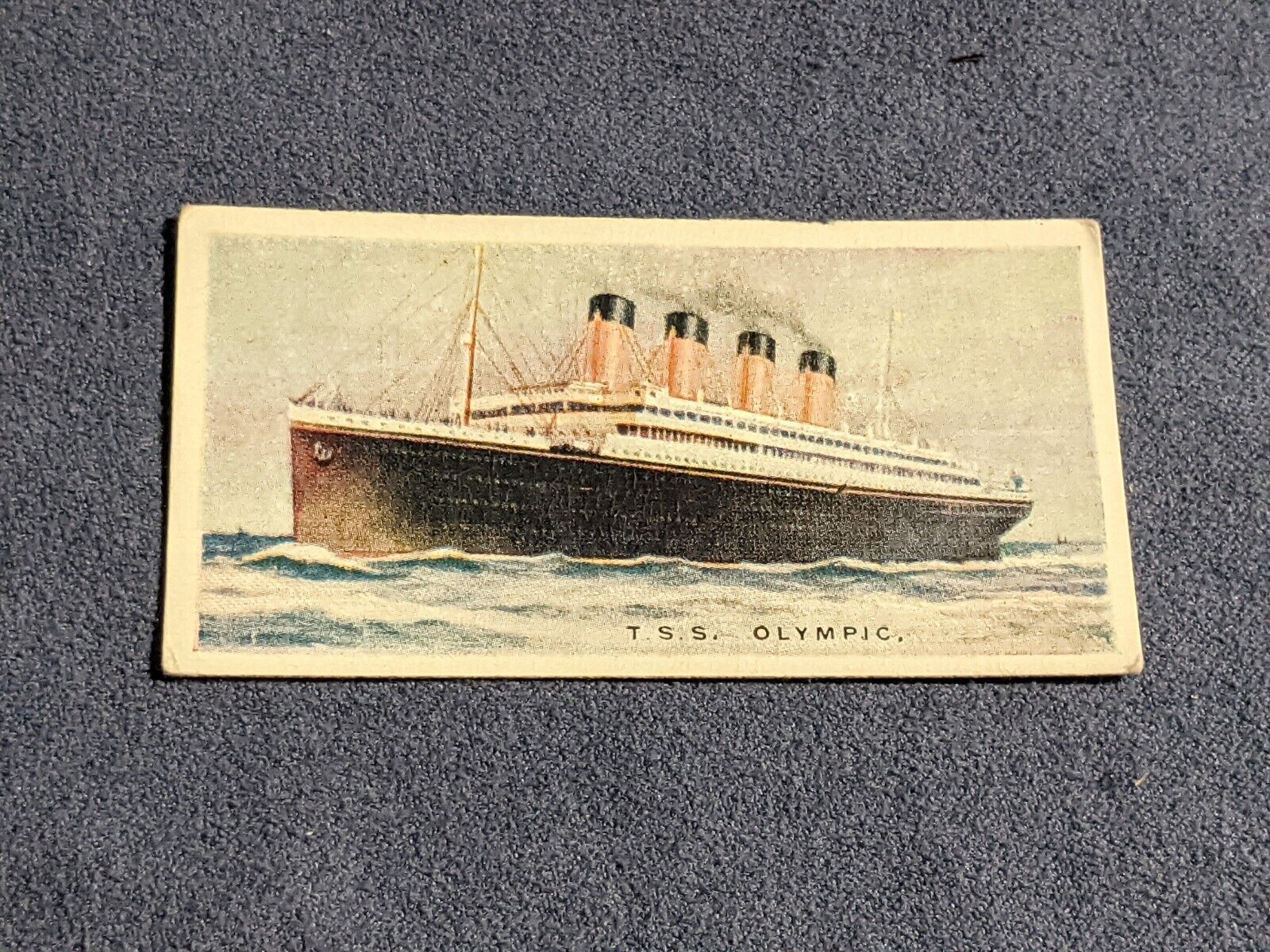 1912  Imperial Tobacco Merchant Ships of The World #48 TSS OLYMPIC