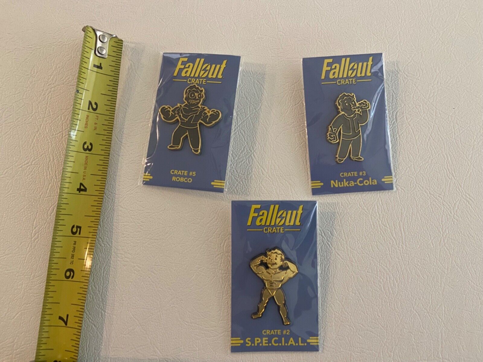 NEW Fallout Pin #23 Order Loot Crate 2021 Bethesda Black Rare Sealed Enamel