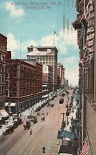 Vintage Postcard 1913 Grand Avenue North From 12Th St. Kansas City Missouri MO picture