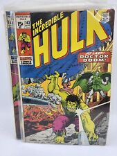 Incredible Hulk #143 Bronze Age Marvel 1971 Doctor Doom cover picture