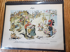 original 1899 Eugene Zimmerman  A Puzzling question photo page, Judge Co. of NY picture