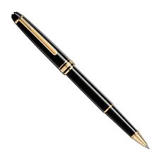 New MONTBLANC MEISTERSTÜCK  GOLD-COATED ROLLERBALL PEN Markdown Sale picture