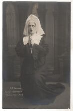 1910 Antique Card Sister of Mercy Prayer All Who Sorrow Religious Postcard Old picture