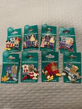 Disney D23 2009 Charter Year Expo Disney Destinations Pin Set Limited Rare picture