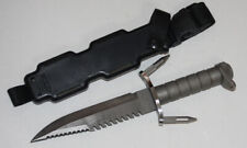 VERY RARE IST TYPE HANDLE BUCK 184 BUCKMASTER SURVIVAL KNIFE COMPAS IN BUTTCAP picture