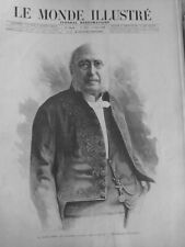 1896 Jules Simon Portrait 1 Old Journal picture