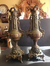 Monumental Antique Art Nouveau Candleholders. Metal at 21