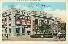 C.P.R. Station, Winnipeg, Manitoba, Canada - c1920s Vintage Postcard picture
