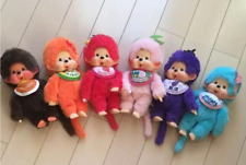 Monchhichi Sekiguchi Doll Local Limited plush Set of 6 Orange Pink Red Purple picture