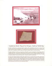 Civil War Battle Flag of Fort Morgan - Relic - LAST ONE AVAILABLE - Presidential picture
