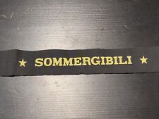 Reproduction WW2 Royal Italian Navy Sommergibili Submarine Cap Tally picture