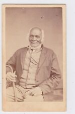 Very rare CDV of the black Connecticut human rights activist James Mars c1870 picture