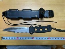 BUCK Master LT185 Survival Knife With Sheath Vintage Rare picture