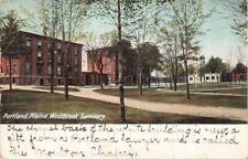 Portland ME Maine, Westbrook Seminary Campus Buildings, Vintage Postcard picture