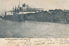 GREEN BAY WI - St. Paul Coal Docks Postcard picture