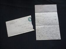 1896 Heron Lake Minnesota (Selling Land) Signed Fred W. Schmidt Letter,Cover picture