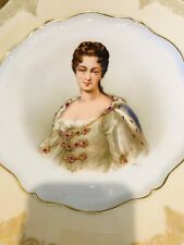 VINTAGE SEVRE FRANCE FRENCH PORCELAIN PLATE OF Duchesse de Bourgogne  picture