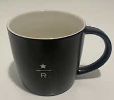 Starbucks Reserve 2011 Coffee Tea Mug Matte Black Etched R Logo Grande 16oz picture