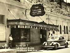 X3 RPPC Postcard THE CAVERN Calle Elias Nogales Mexico Street Scene Photo 1937 picture