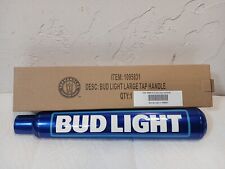 Bud Light Aluminum Logo Beer Tap Handle 12” Tall Blue NIB picture