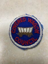 Covered Wagon Council Dollar Size Council Patch CP picture