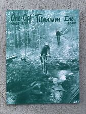 Vintage 1989 One-Off Titanium Frame Bicycle Brochure Catalog Mountain Bike RARE picture