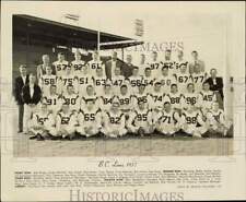 1957 Press Photo B.C. Lions, football players - kfx69627 picture