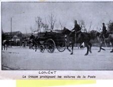 1902 -- LORIENT LA TROUPE PROTECTING LAES POST CARS 3A002 picture