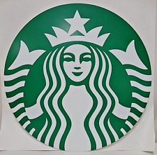 New Starbucks Coffee Logo Sign 14” x 1/8