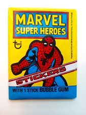 1976 Topps Marvel Super Heroes - Unopened Wax Pack - nice pack - Iron Man picture