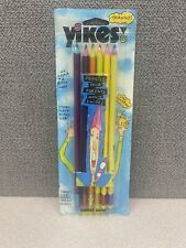 Vtg YIKES TRIANGLES Black Lead PENCILS 5 Pack 90’s NOS Sealed Made in USA 91303 picture