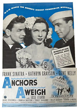 Original Vintage 1940s “Anchors Away” Film Print Ad - Frank Sinatra - Gene Kelly picture