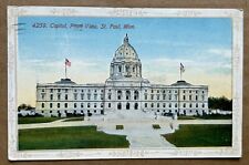 St. Paul Minnesota Capitol building postcard. Front View. MN. 1915 picture