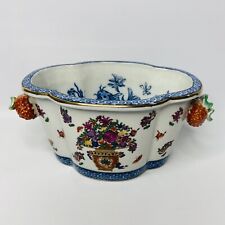 Antique Chinese Hand Painted Porcelain Foot Bath UW United Wilson 1897 Vintage picture