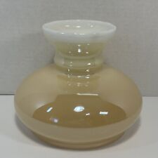 Vtg Opal Glass Buff Nu-Gold Tint Student Tam O Shanter Shade 5.75 inch Fitter picture