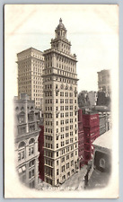 NEW YORK Gillender Building NYC Early Skyscraper Wall St. c1897 Private Mailing picture