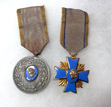 Hungary Vintage Original 2 Medals N.F.N.E. [szorgalmi érem medal for diligence] picture