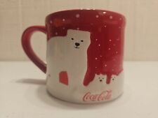 Vintage Coca Cola Polar Bear Coffee Holiday Christmas Mug  picture