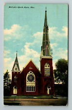 Elyria OH-Ohio, Methodist Church, Religion, Exterior, Vintage Postcard picture