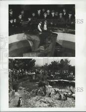 1927 Press Photo Penguin exhibit at New York Aquarium, Castle Garden & Brooklyn picture