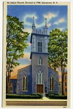Postcard St. Johns Episcopal Church, Johnstown, NY..A-05 picture