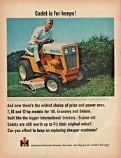 1966 International Harvester Cub Cadet Tractor - Vintage Ad picture