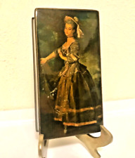 🔥 1773 Levitsky Portrait of Ekaterina Nelidova Exquisite Russian lacquer box picture