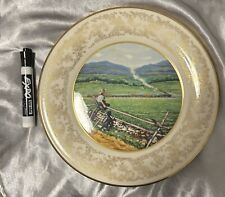1959 Norman Rockwell American Landscape Series Gorham Fine China Plate Boy & Dog picture