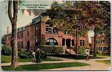1913 Home For Aged Women Pittsfield Massachusetts MA Building Posted Postcard picture