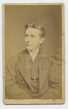 Portrait of Young Man by Shearer Newcastle on Tyne Antique CDV Photograph P1 picture