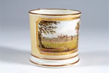 Antique 19th c. George III Coalport Porcelain Porter's Mug English Country House picture